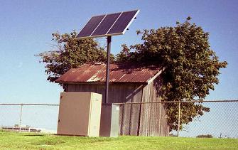 Solar power pros and cons. Cons: sometimes a bit cramped!