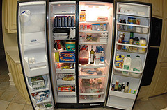 Side by side refrigerators waste energy