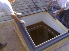 Skylights allow natural sunlight to brighten your home